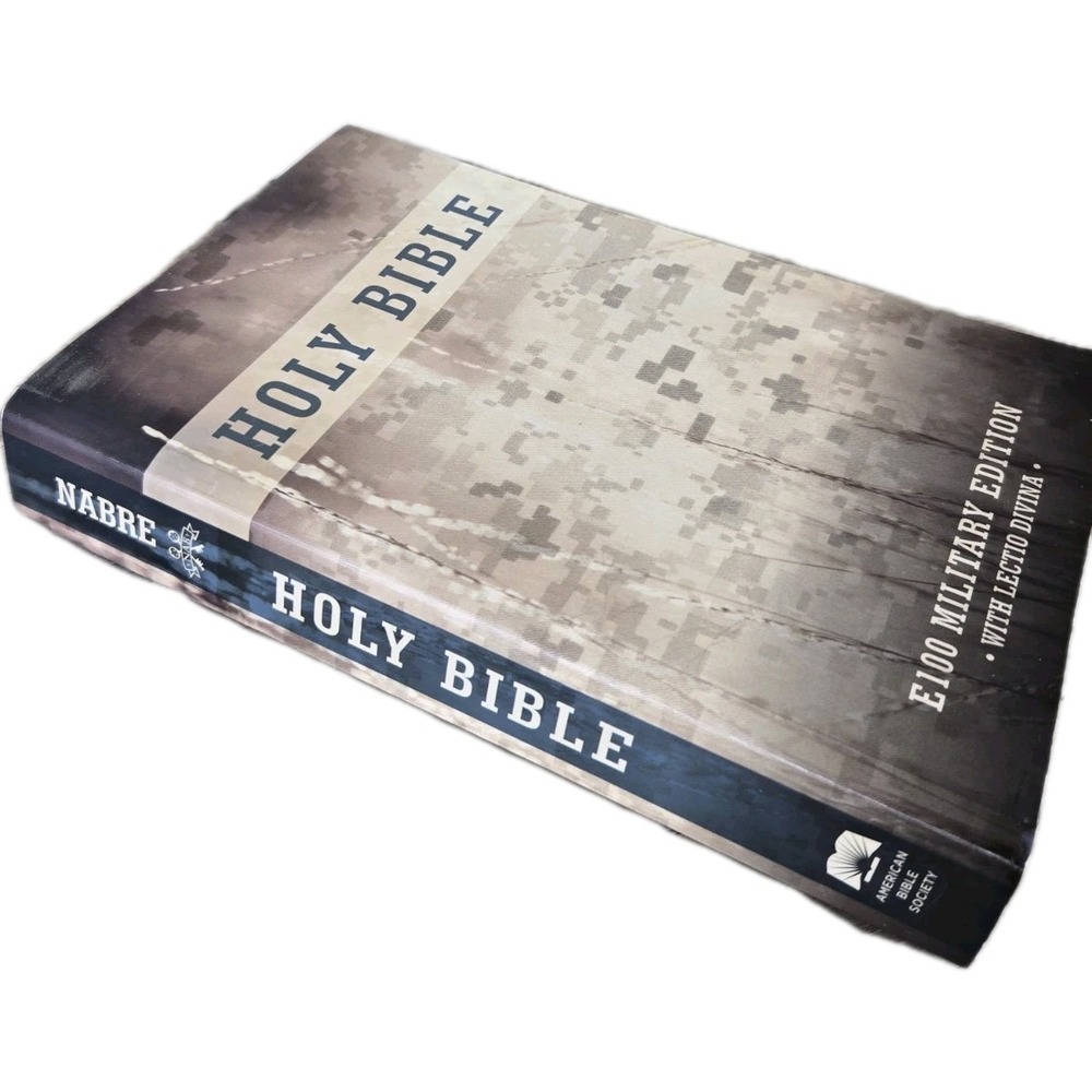 HOLY BIBLE E100 MILITARY EDITION  With Lection‎ Divina Paperback - Picture 2 of 13